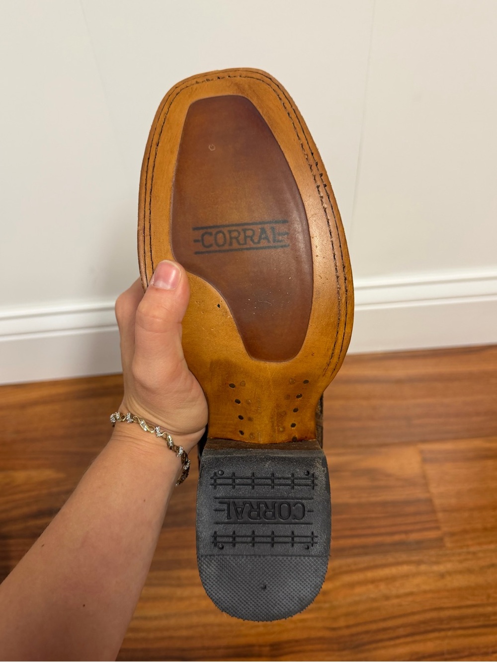 Corral Glitter Inlay Cowboy Boots - Picture 4 of 6
